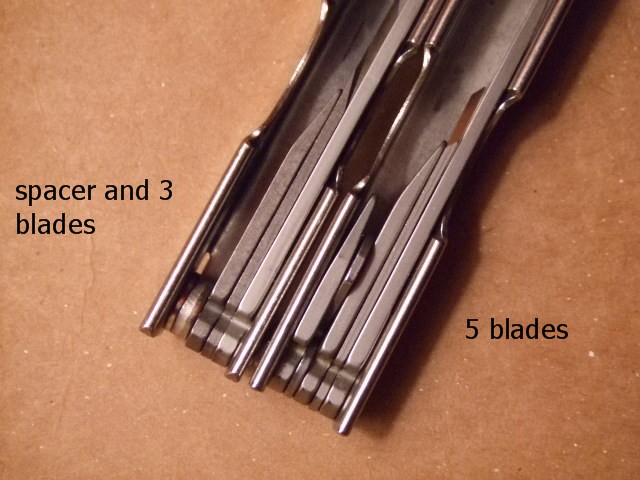 3 blades -vs- 5 blades